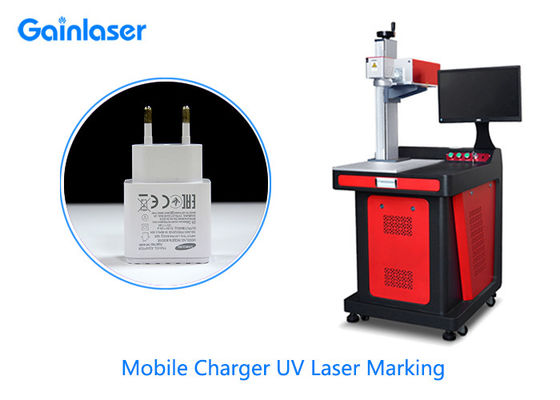 5W UV Laser Marking Equipment Manufacturers for White ABS , Black Plastic Parts , Transparent Plastic