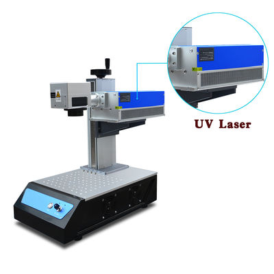 Rotary Axis DPSS UV Laser 0.125mJ Portable For Marking Metals
