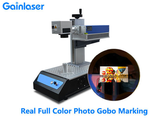 Gobo Glass UV Laser Marking Machine 3W for Real Full Color High Definition Photo