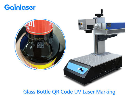 Small UV Laser Marker Air Cooled 5W 355nm for Glass, Metal, Plastic