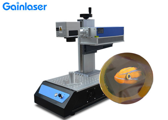 Custom Color Glass Gobos UV Laser Marking Machine for Real Full Color Photo