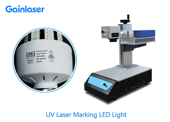 Air Cooling 3W Portable UV Laser Marker For LED Lamp