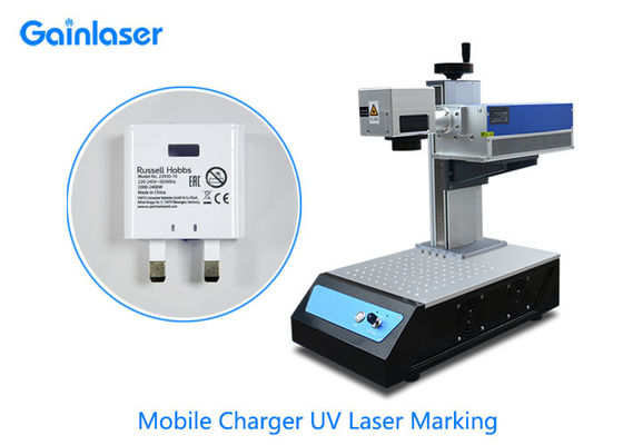 Air Cooled 3Watt 355nm Laser Etching Machine For Plastic