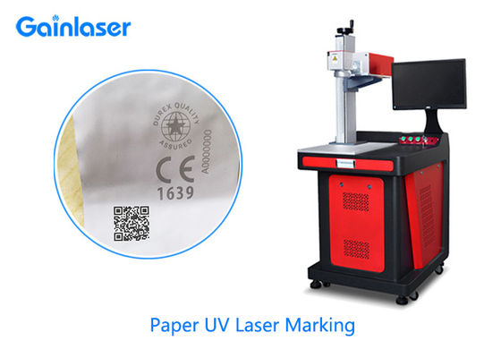 10mm Aperture 120KG UV Laser Marking Machine For Glass