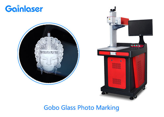 Gobo Custom Logo 355nm 3W UV Laser Marking Machine